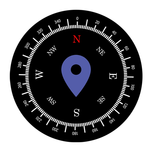 Altimeter,GPS location,Compass app icon