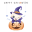 Watercolor Halloween Stickers- icon
