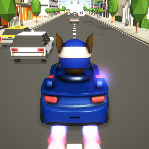 Paw Puppy Traffic Racing app icon