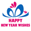 Happy New Year Wishes Card GIF icon