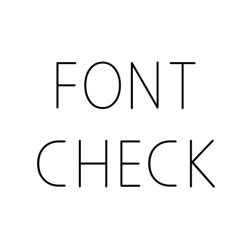 FontCheck app icon