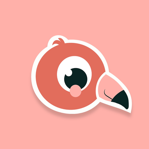 Tropicoji - Flamingo Stickers app icon