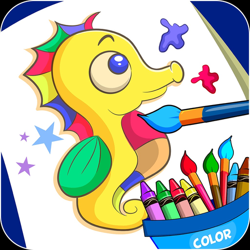 Coloring games - Drawing game app icon
