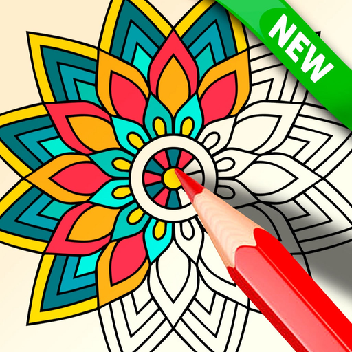 Mandala Coloring 2024 app icon