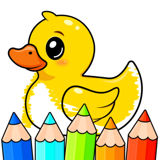 Glitter Coloring book for Kids app icon