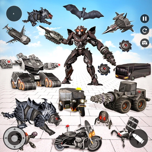 Flying Tiger Robot War 3D app icon
