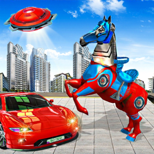 US Police Horse Robot Car app icon