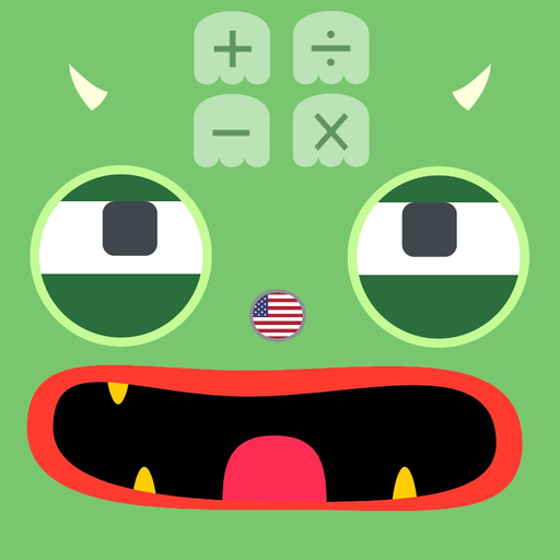 Monster calculator kid toddler app icon