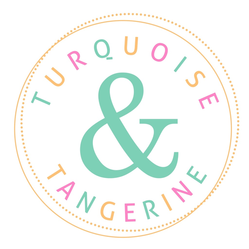 Turquoise and Tangerine app icon