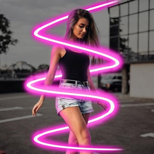 NeonArt: Neon Background Maker app icon