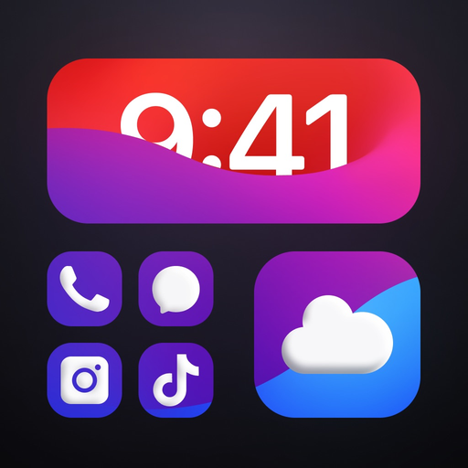 ThemeOn・widgets, icons changer app icon