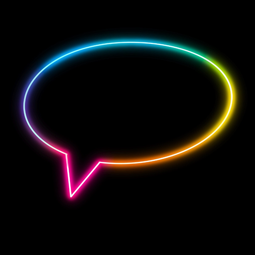 Neon Glow Stickers app icon