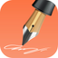 Digital Signature Stamp E Sign icon