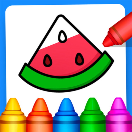 Coloring Games: Drawing Book app icon