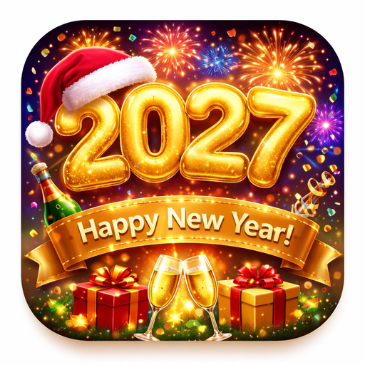 New Year Photo Frames - 2027 app icon