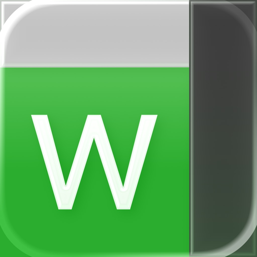 Black Menu for Wikipedia app icon