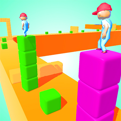 Race Skip Block Super Guy 3d app icon