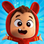 Lea and Pop baby songs cartoon icon