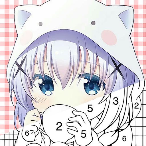 Anime Color - Paint by Number app icon