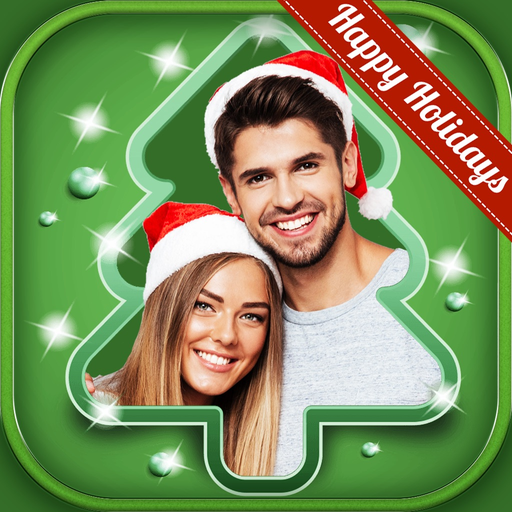 Merry Christmas Frames Editor app icon