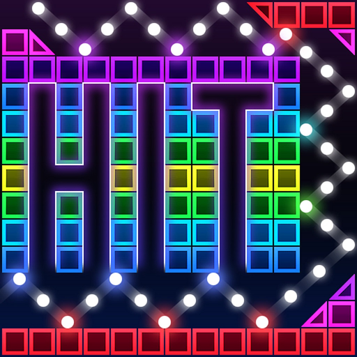 Bricks Breaker Hit - Glow Ball app icon