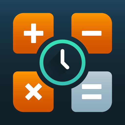 Time { + - x ÷ } app icon