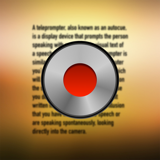 Teleprompter Recorder app icon