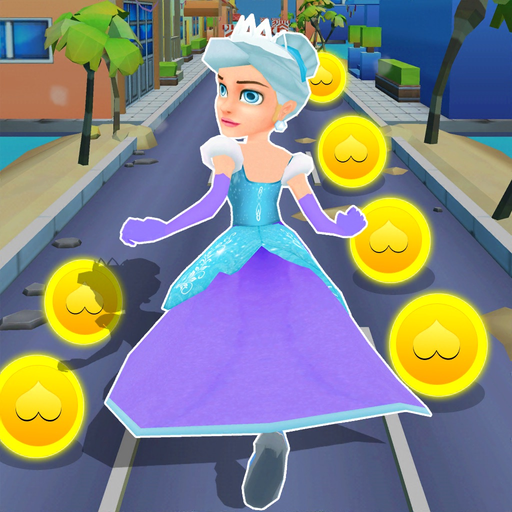Royal Running Princess Girl 3D app icon