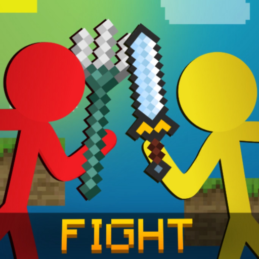 Stickman Cube Craft Fight app icon