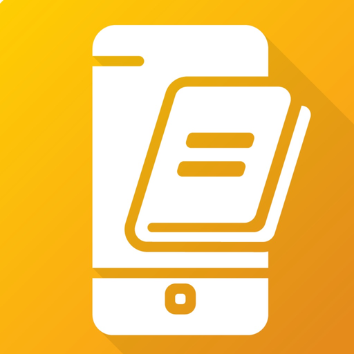 Senioren mit Smartphone app icon