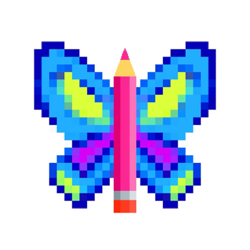 Pixel Fly - Color by number app icon
