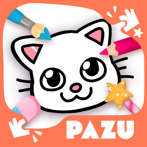 Coloring games for kids 2-6 app icon