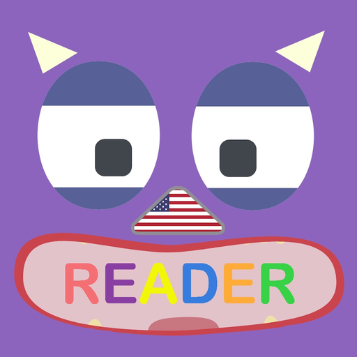 Monster reader for kid toddler app icon
