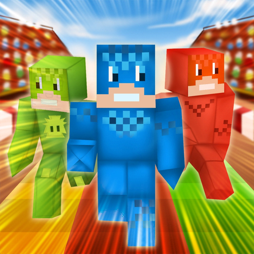 Pixel Run: Crafty Mask Heroes app icon