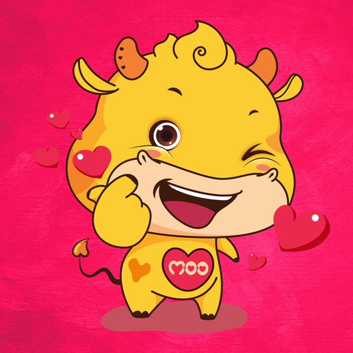 MooMooDa Stickers app icon