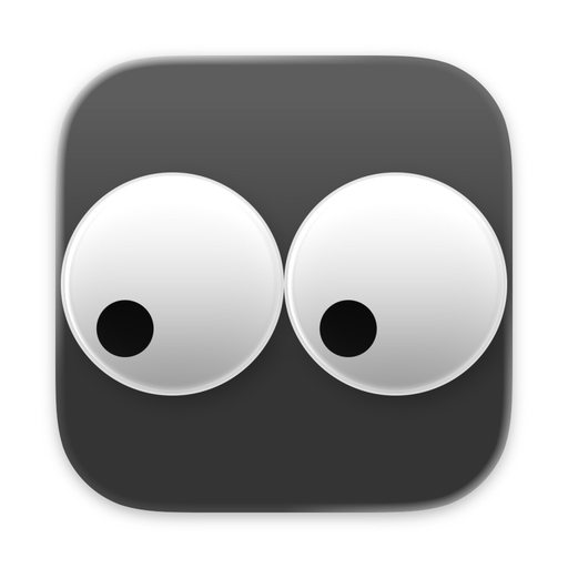 Eyeballs at Menu Bar app icon