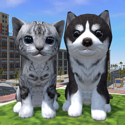 Cute Cat And Puppy World app icon