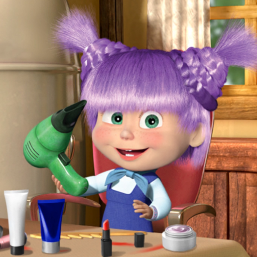 Masha and the Bear Hair Salon app icon