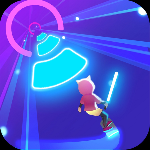 Cyber Surfer: EDM & Skateboard app icon