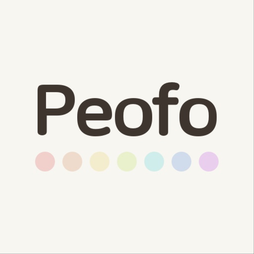 Peofo - 카드 한 장에 담는 관계 메모 app icon