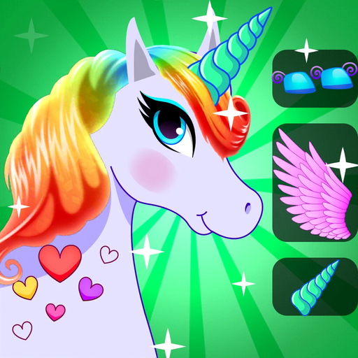 Queen fairy unicorn dress up app icon