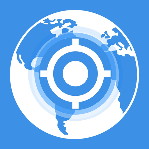 World GPS coordinates app icon