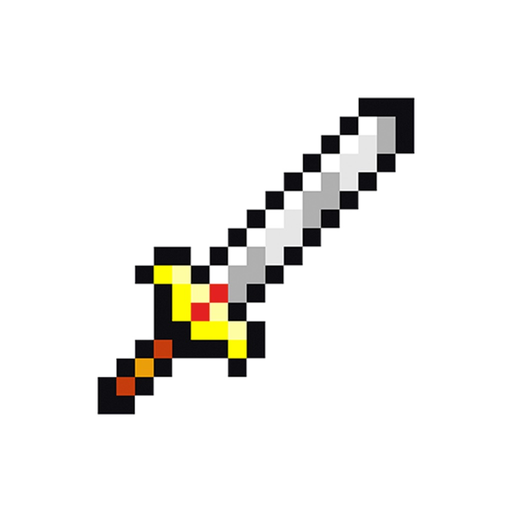 Pixel Gaming GIF Stickers app icon