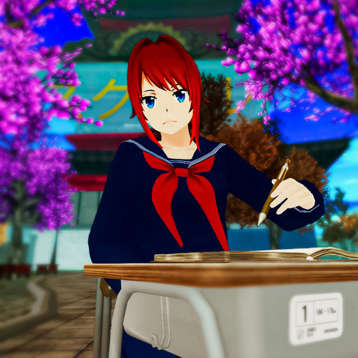 Anime High School Girl Game app icon