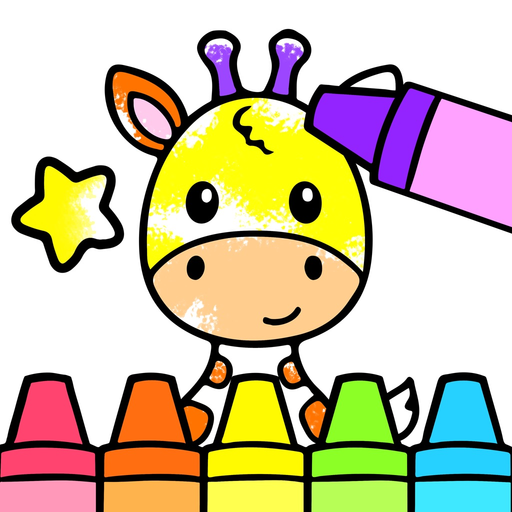 Drawing App Kids Coloring Book app icon