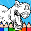 Coloring Dinos For Kids icon