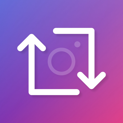 Easy Insta repost photo video app icon