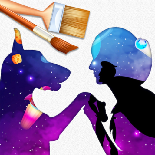 Silhouette Art Make Graffiti app icon