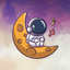 Cute Astronaut Stickers icon