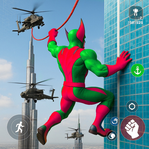 Superhero Legend Strike 3D app icon